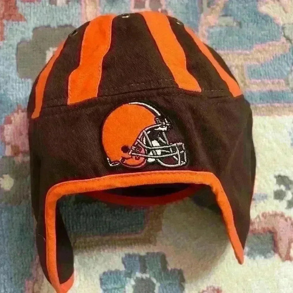 NFL Other - 100% cotton football shaped toddler nfl Cleveland browns hat toddlerboy one size